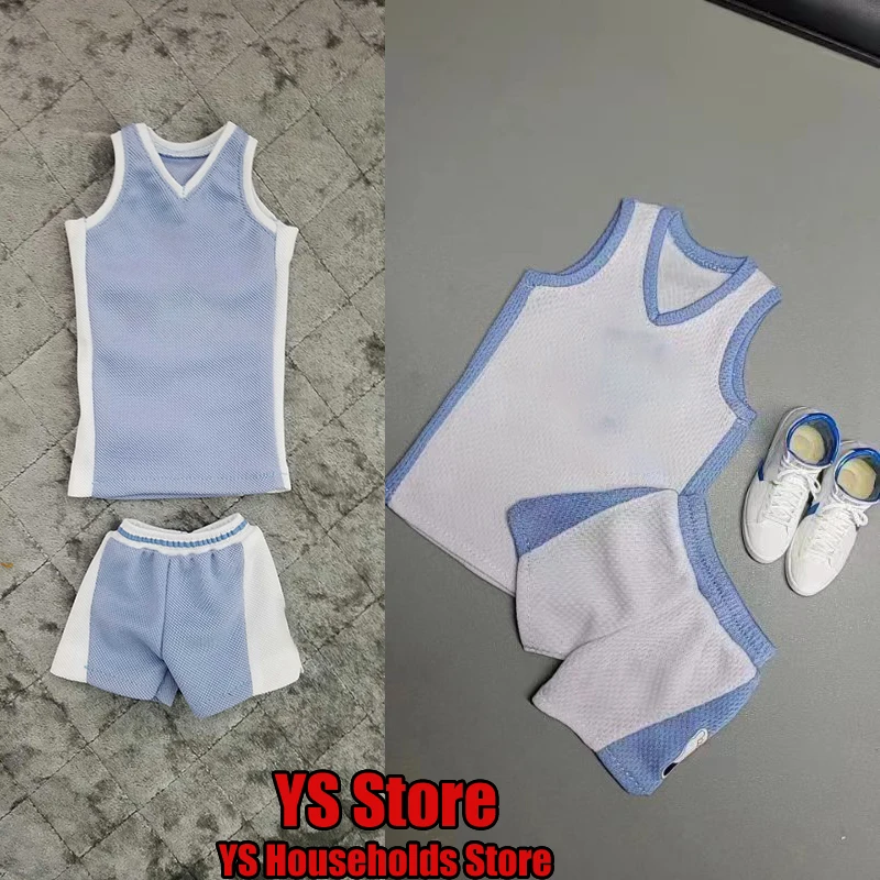 

1/6 Great Basketball Player Young Age Mini Sport Jersey Uniform Set High Top Shoes Movable Body For 12" Action Figure Decoration