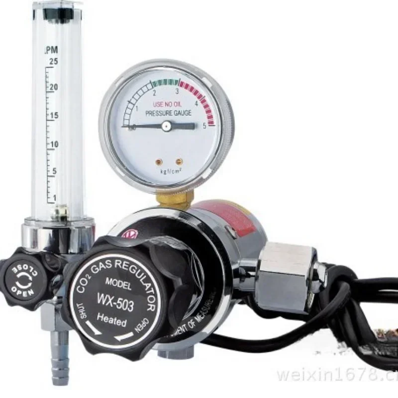 

Energy-saving Carbon Dioxide CO2 Gas Pressure Reducer WX-503 Adjustable Pressure Gauge CO2 Single-stage G5/8