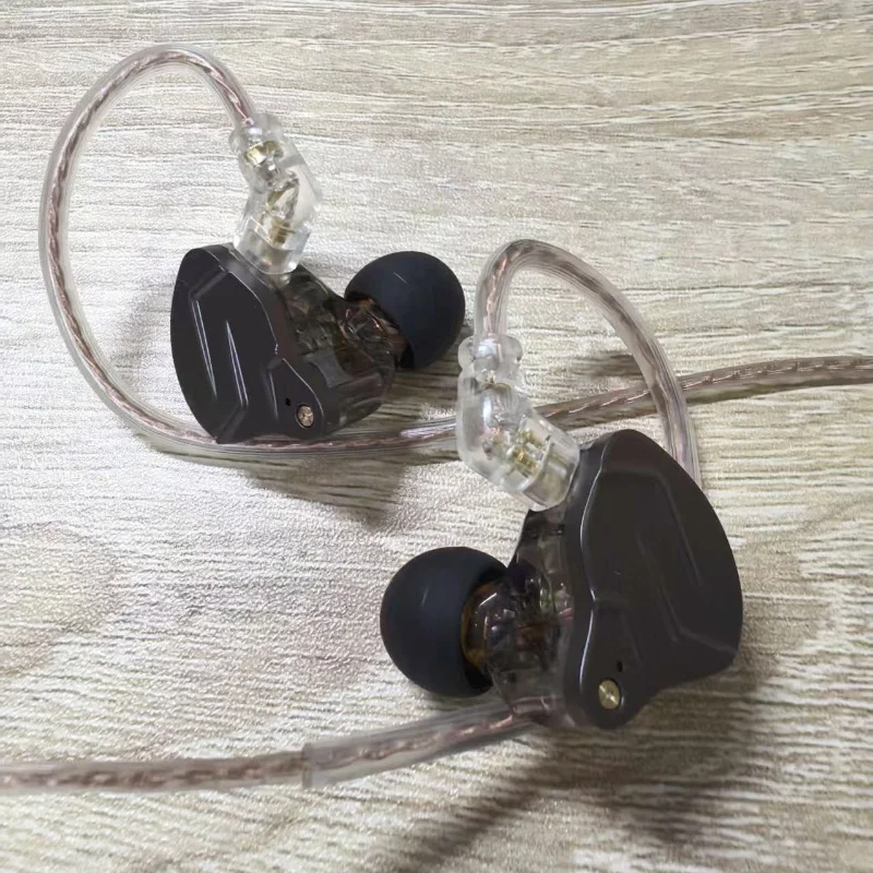 KZ ZSN PRO Earphones 1DD+1BA Hybrid Drive HIFI Bass Earbud Replaceable Cable