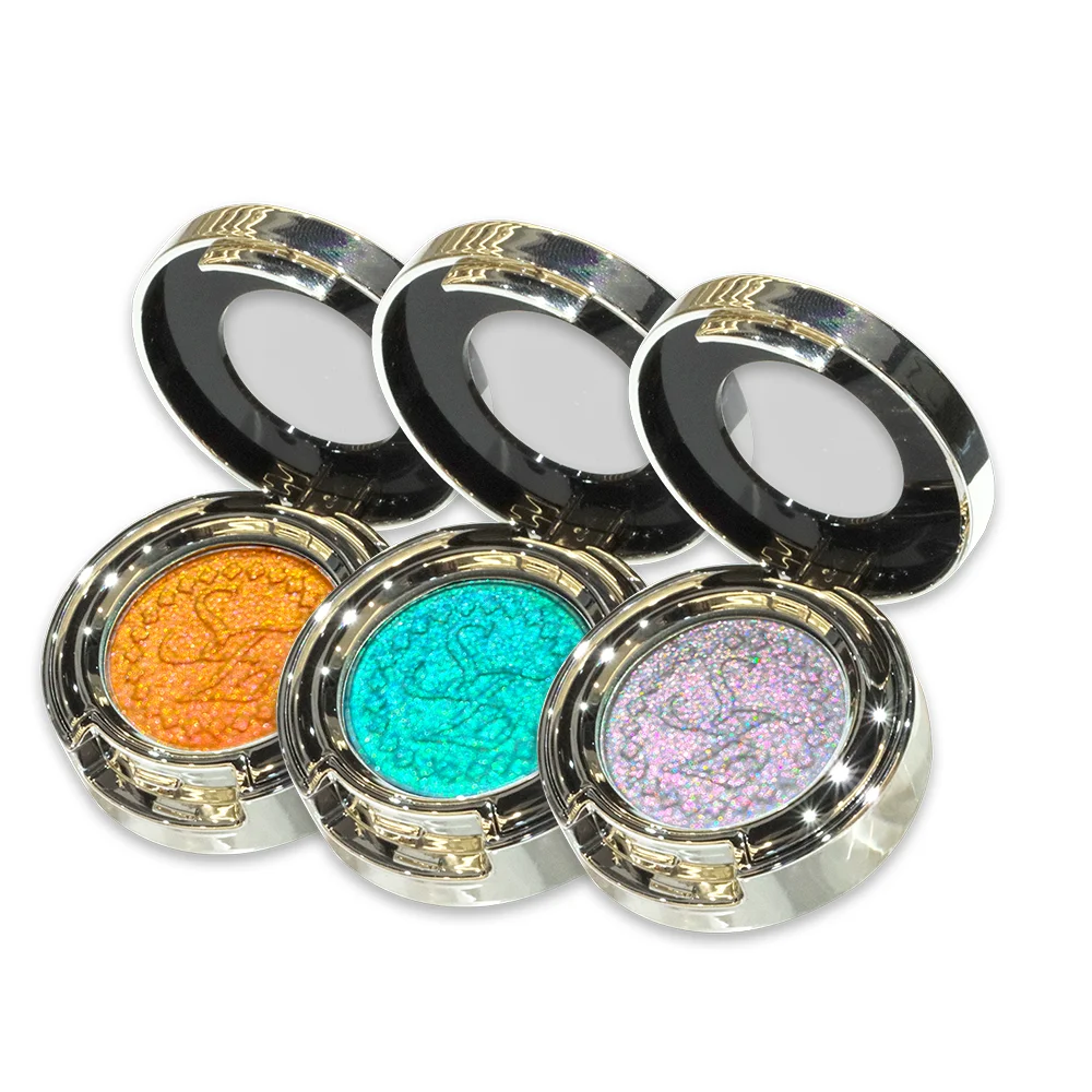 High Pigment Quality Cosmetic Long Lasting Single Multichrome Eyeshadow Eye Makeup