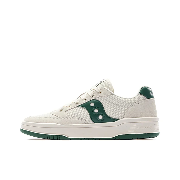 Saucony Cross 90 Slip Resistant, Abrasion Resistant, Lightweight Low top Casual Shoes Unisex Beige Green S79046-1