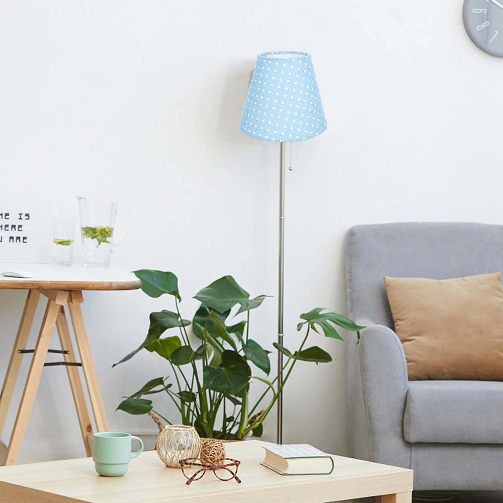 

Cloth Lampshade Simple Light Cover For Bedroom Living Room Modern Lamp Accessory Decorative Shade Home Use Soften Light