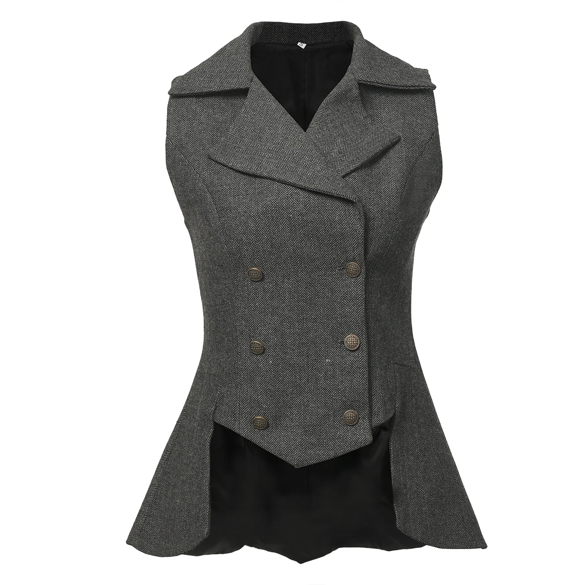 سترة نسائية على الطراز الفيكتوري خمر Steampunk عصر النهضة الذيل الخصر