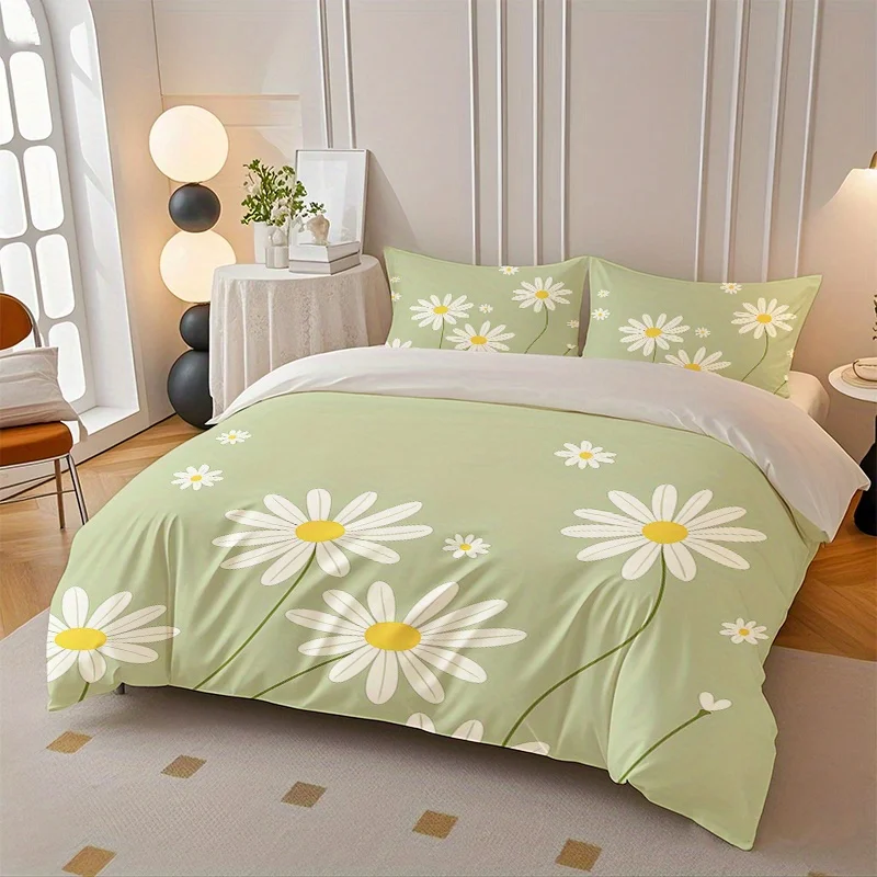 the-latest-printed-quilt-cover-set-3-piece-set-1-quilt-cover-2-pillowcases-without-filling-2d-flat-marguerite-daisy-printed-pattern-quilt-cover-set-3-piece-quilt-cover-set-with-printed-patterns-for-cozy-bedroom-decor-suitable-for-all-seasons-machine-washable-invisible-zipper-large-quilt-cover-set-bedding-set-quilt-cover
