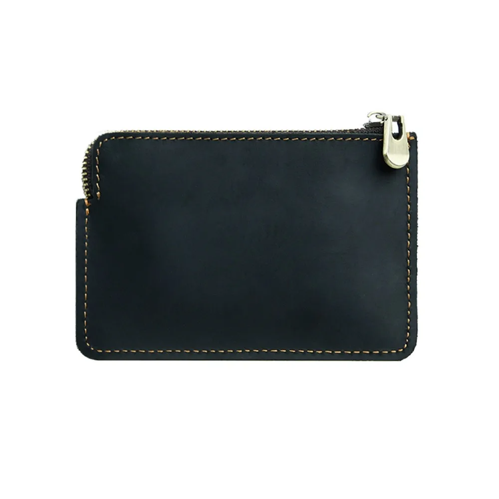 

Мужской короткий кошелек из натуральной кожи, ультратонкий, в стиле ретро, с держателем для кредитных карт, с петлей для ремня, портативный, с креплением на ремень, универсальный.