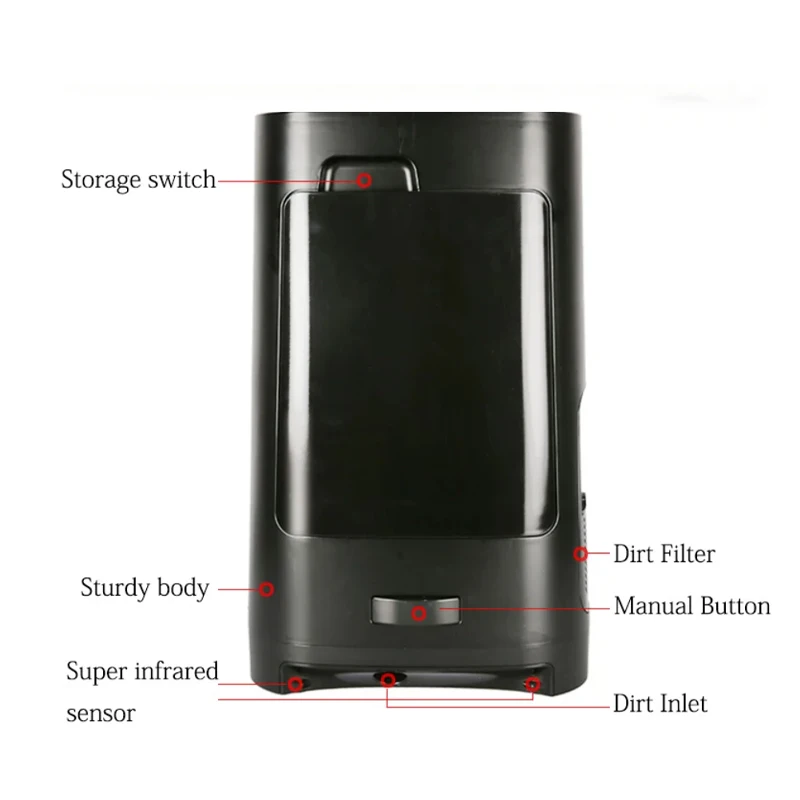 Salon Smart Hair Trimmer Vacuum with Hair Collection Bucket, Professional Hair Clipper Suction Machine view 5