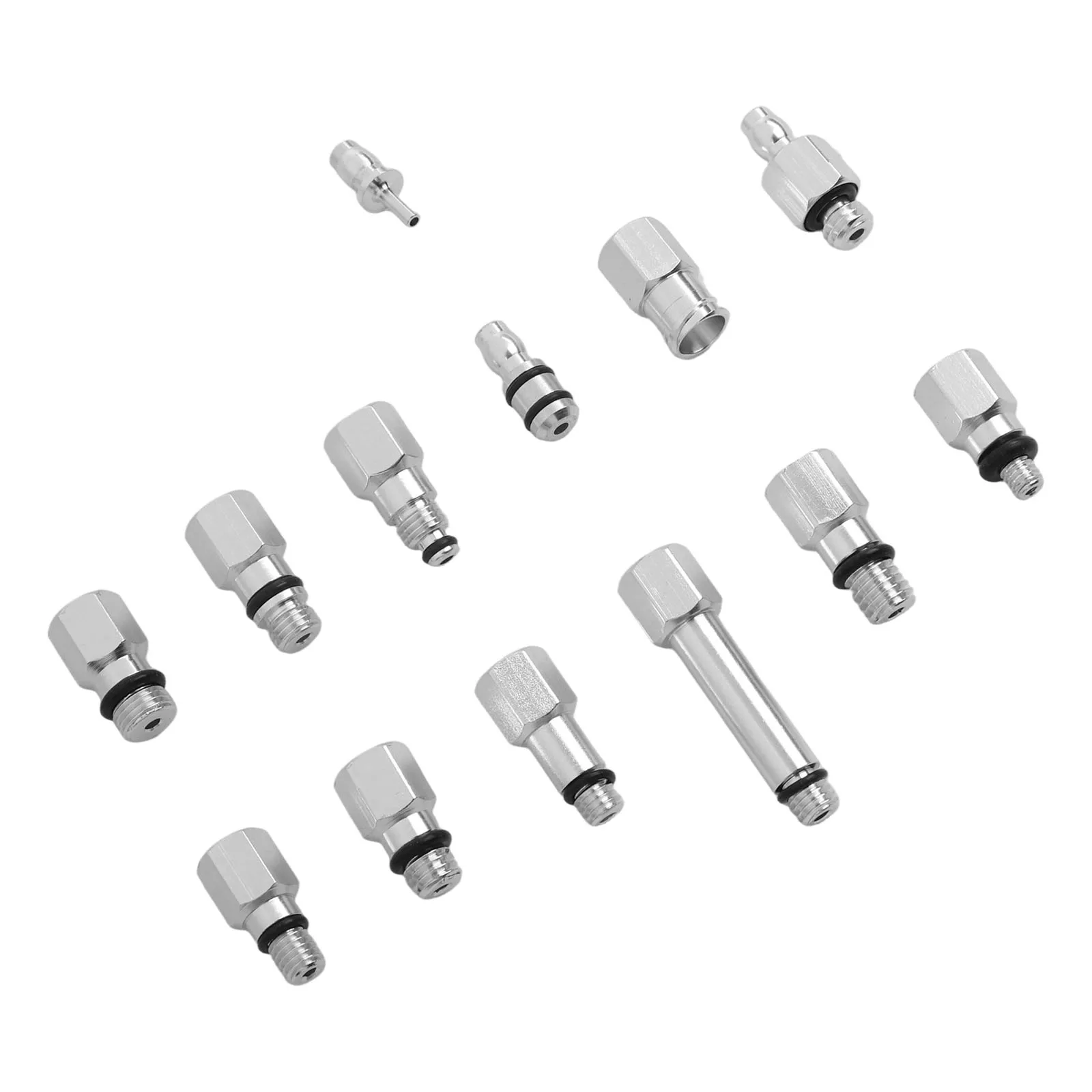 

Aluminium Alloy Brake Connector Bike Accessory Brake Bleed Kit Multiple Connector Screws Tool For Brake Maintenance