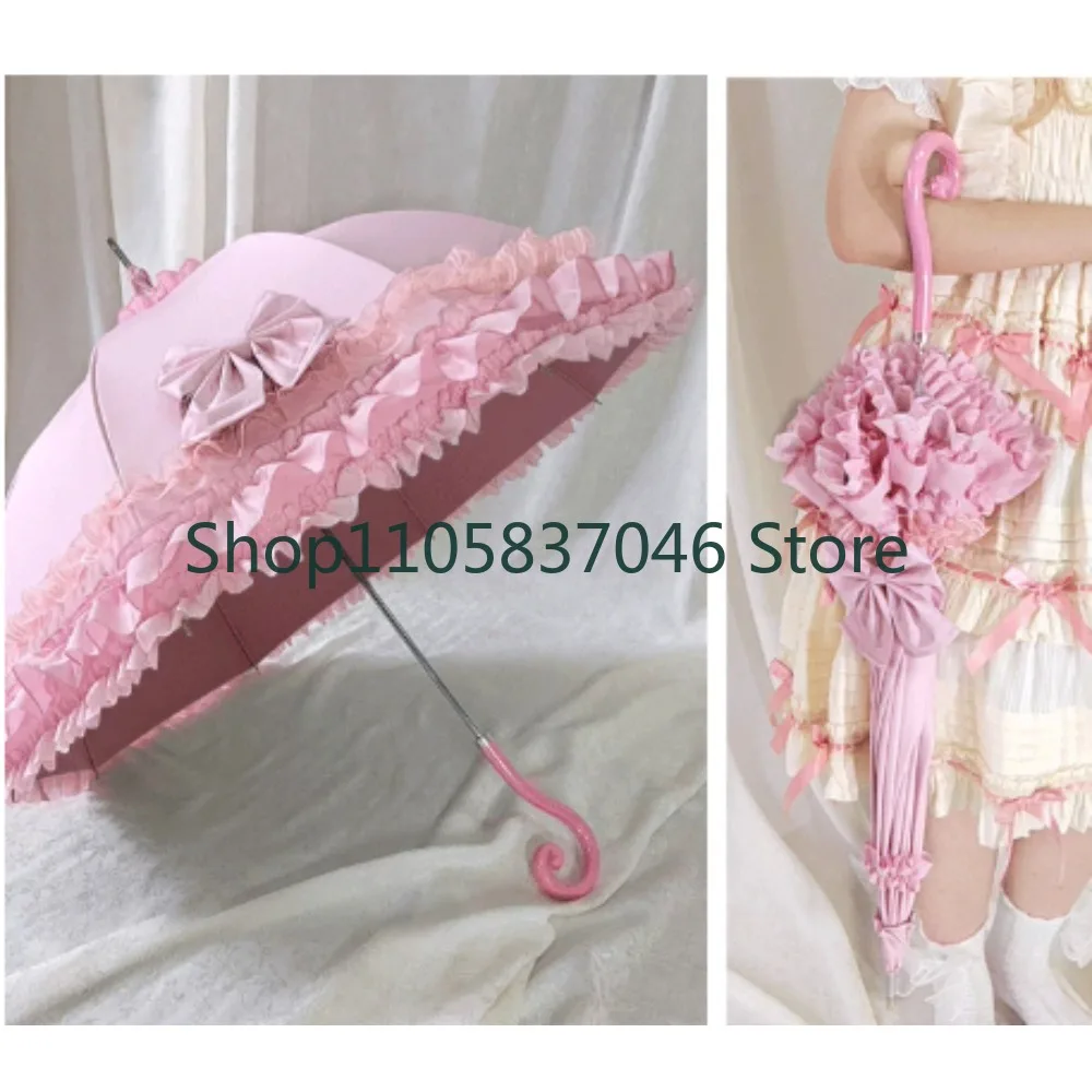 Arched Sun Umbrella Lace Lace Luo Umbrella Girl Heart Princess Sunny