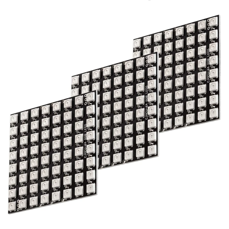 Modulo 3 X U 64 LED Matrix Panel CJMCU-8X8 compatibile con Arduino e per Raspberry Pi