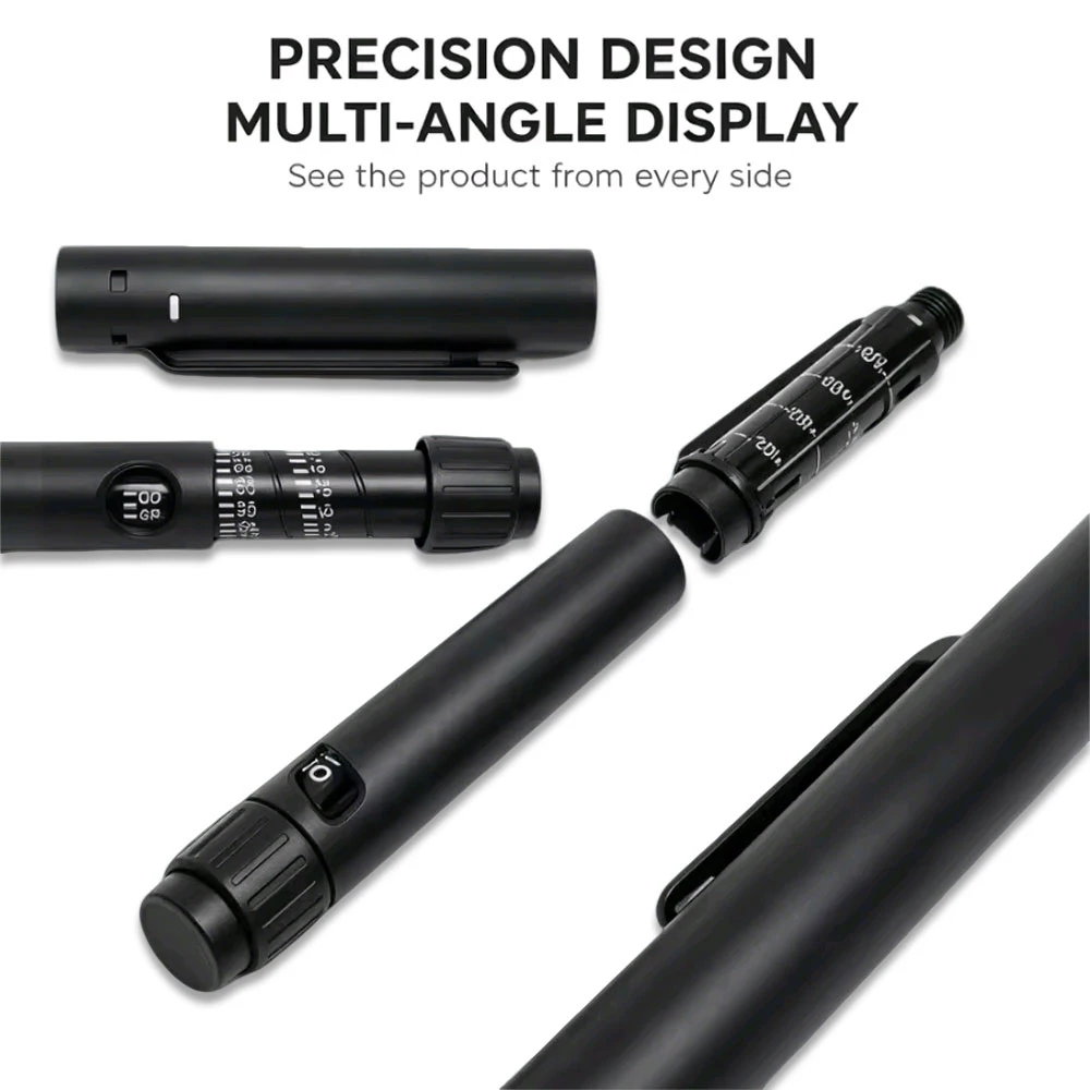 Rotary Push Disposable Sterile Insulin Injection Pens Adjustable Growth Hormone Dosage 60U Magic Beauty Injection Pen + Bottle