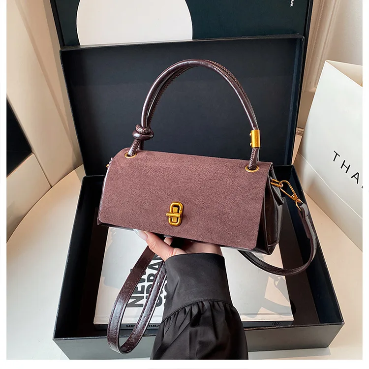 

2025 Women's Fashion Small Square Bag Vintage Genuine Leather Multi-way Shoulder Crossbody Tote Minimalist Large Capacity Purse