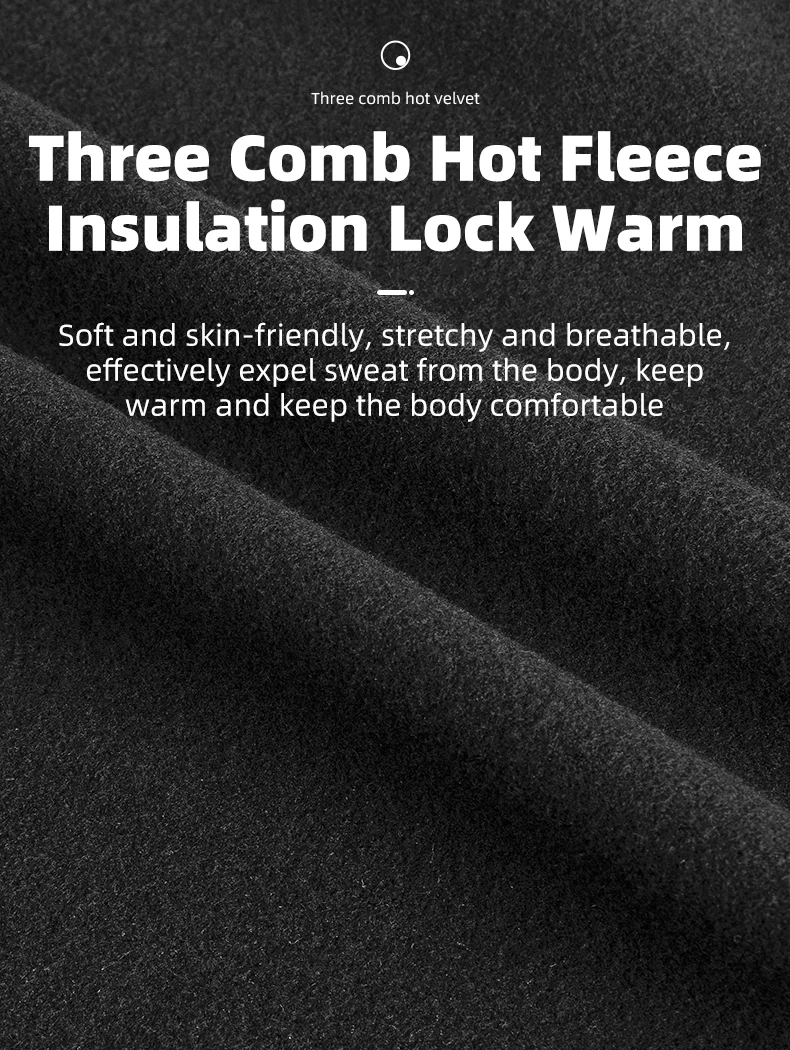ROCKBROS Fahrradjacken für Herren und Damen, Winter, warm, Fahrradtrikots, Thermo-Fleece, Sport, MTB, Rennrad, lange Ärmel, Fahrrad-Top-Mantel – Detail 7