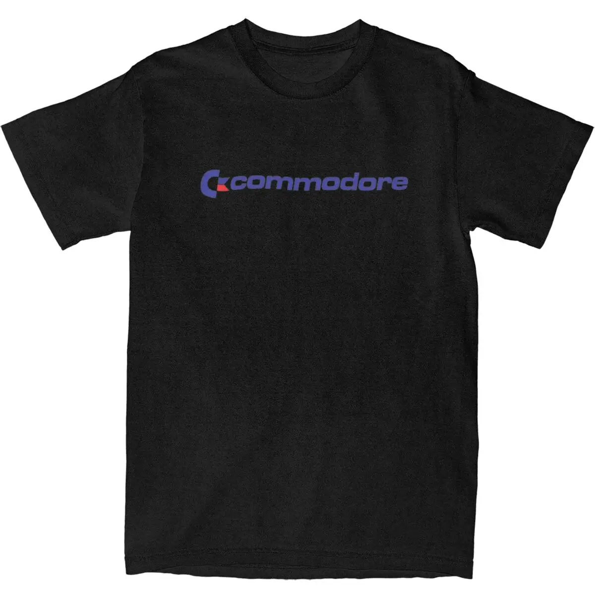 Commodore T-Shirt Retro 80s Retro Computer Fashion T-Shirts Short-Sleeved Awesome Tshirt Summer Cotton O Neck Oversized Top Tees