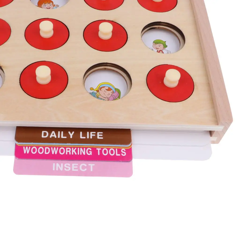 Fun Memory Game for Kids Game Board and 10 Sheets Matching Cards