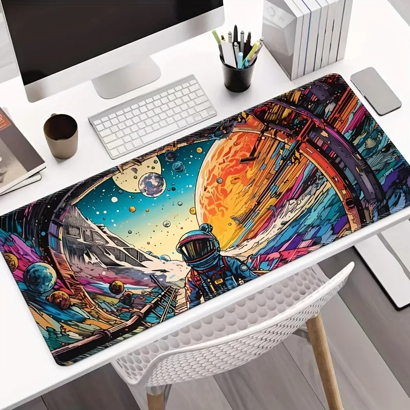 Color Astronaut Mouse Pad Keyboard Mousepad XXL Large Mouse Mats Game Gaming Accessories Office Computer Gamer Laptop Desk Mat