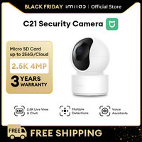 IMILAB C21 2.5K IP Security Camera MiHome App 360° Night Vision Baby Monitor with App, 2-Way Audio, AI Detection