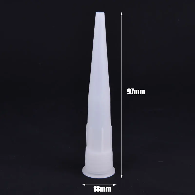 20pcs Plastic Glass Glue Nozzles Universal Caulking Gun Nozzles Sealant Silicone Caulking Tips Mouth Home Construction Tools