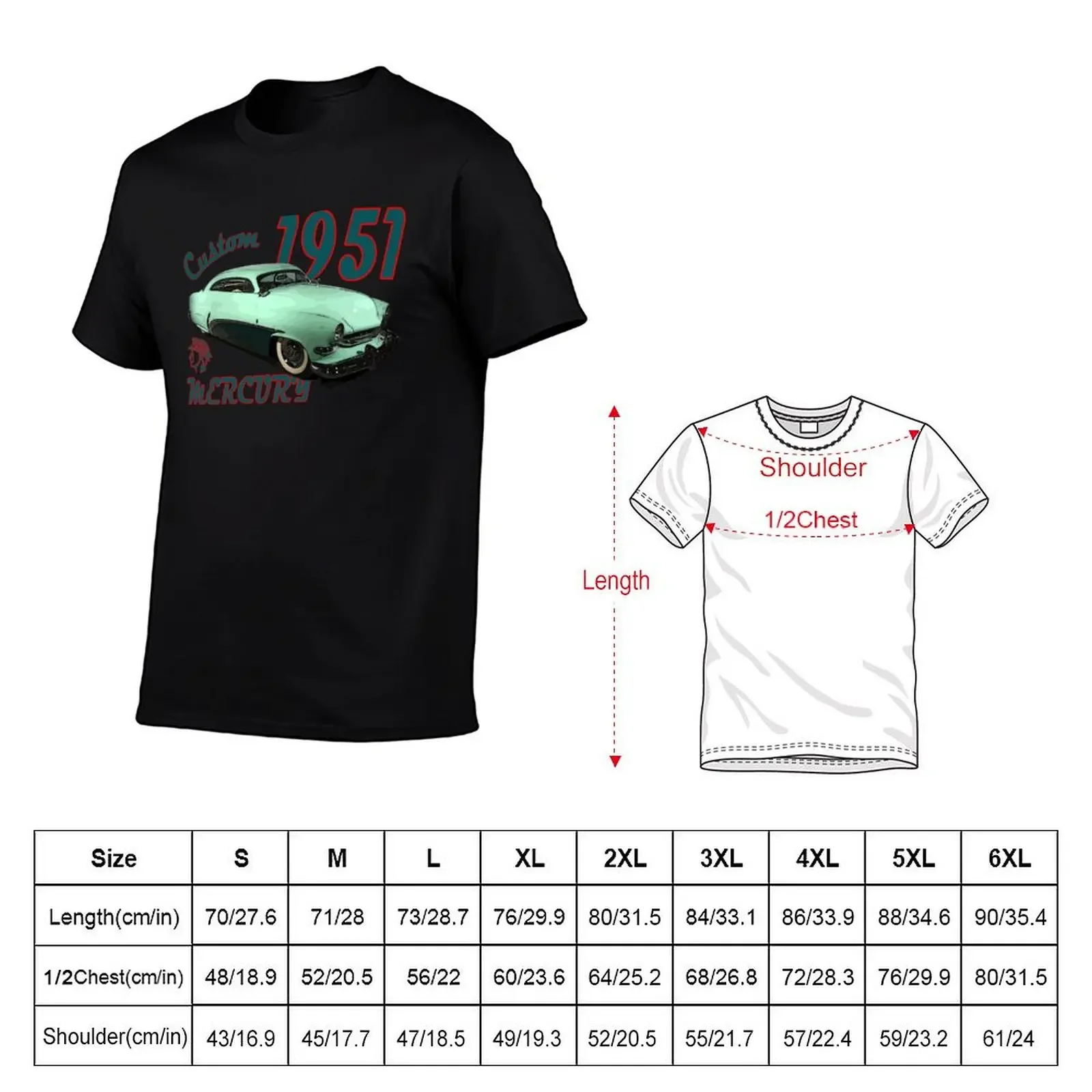 1951 Hirohata Mercury Custom Leadsled by Barris Kustoms T-Shirt essential t shirt Aesthetic clothing workout shirts for men