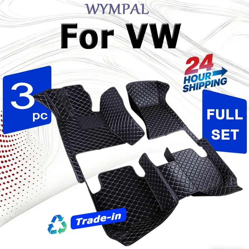 

Luxury Car Floor Mat For VW ID.3 ID.6 X Sharan Amarok Golf Mk4 up Golf Mk3 Jetta Alhambra Caddy Accessories interior pads