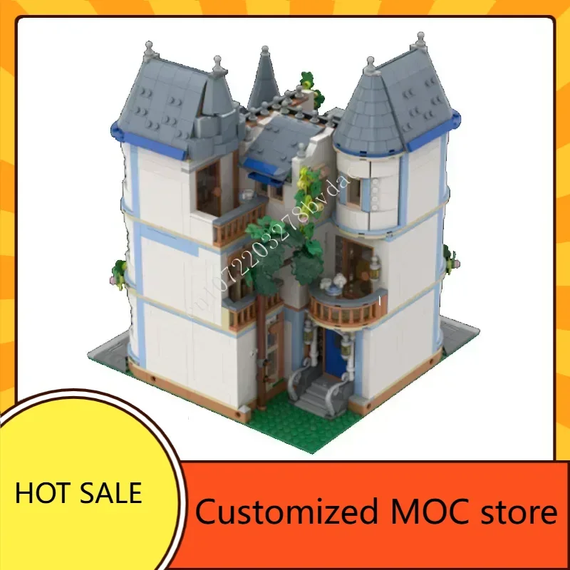 3165PCS Breakfast  MOC streetview Puzzles Architecture Creative Holiday Christmas DIYAssembly Birthday Toys Gifts for Adults Age