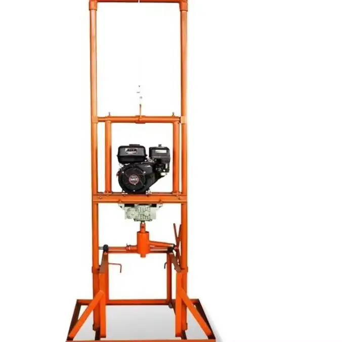 

Портативная буровая установка для скважин на воду, 80 м глубина, бензин/дизель, на заказ, для продажи