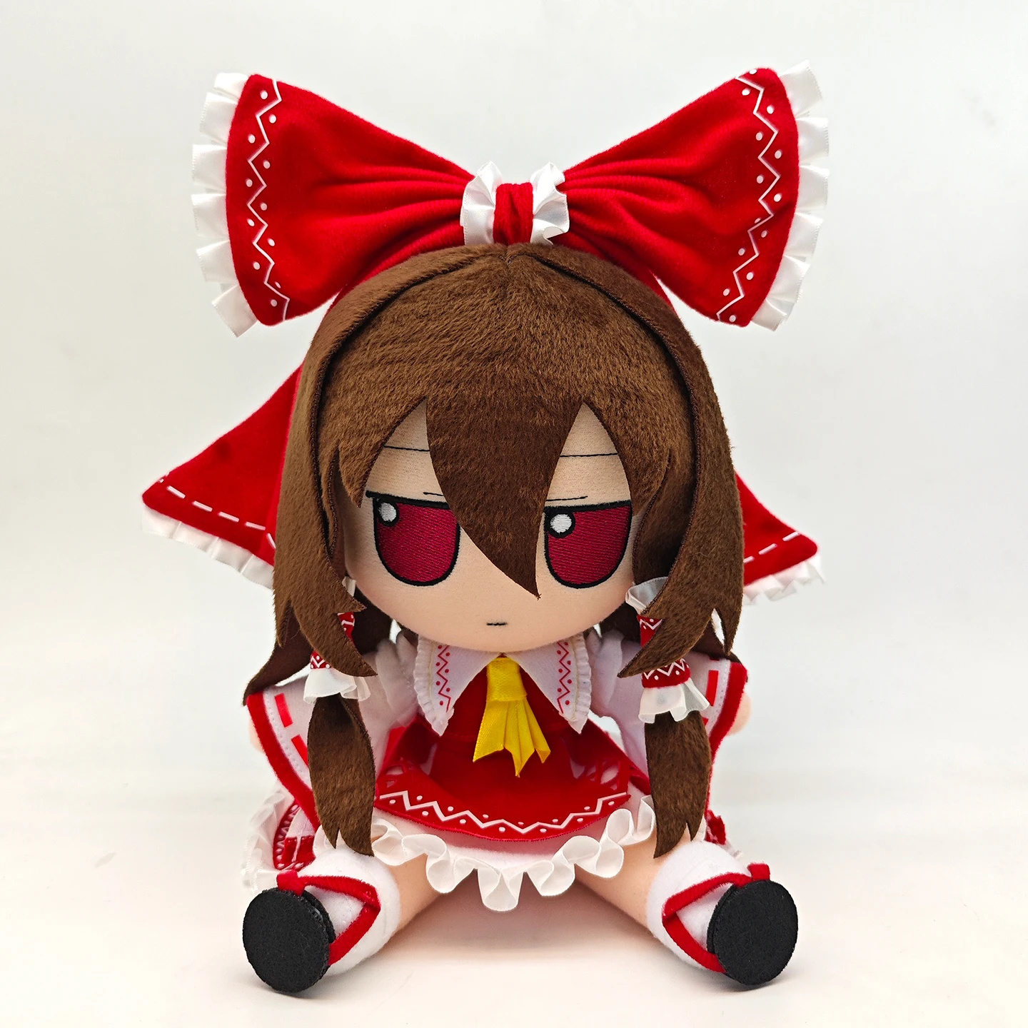 

20CM Touhou Project Hakurei Reimu Anime Cute Fumo Girl Plush Stuffed Cotton Doll Pillow Cosplay Cartoon Sitting Plushie Gifts
