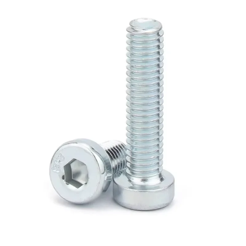 M5 M6 M8 M10 8.8 Grade Carbon Steel Zinc Plated DIN7984 Hex Hexagon Socket Thin Low Short Profile Head Allen Cap Screw