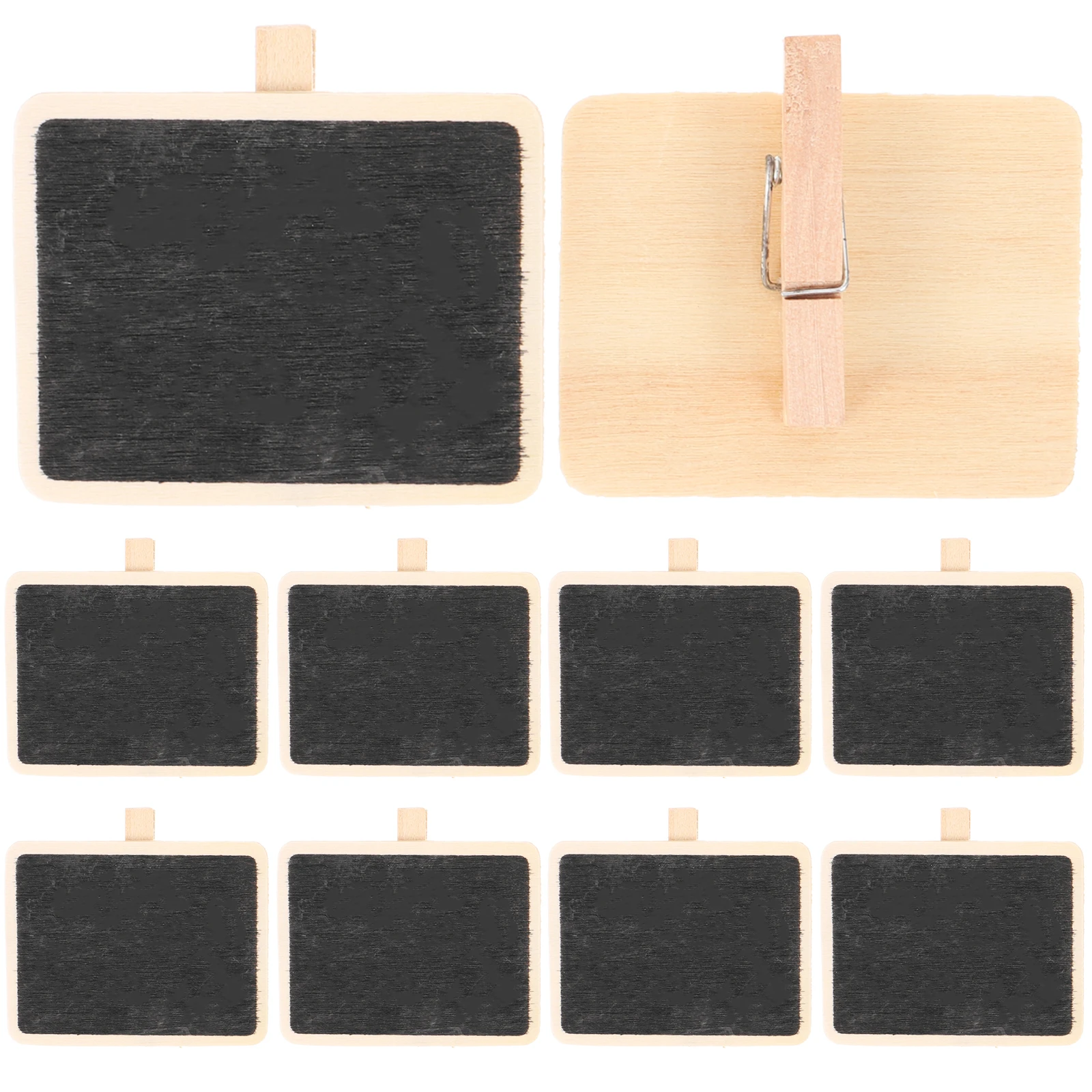 

10PCS Blackboard Memo Clips Note Holders Small Board Message Clamps Photo Displays Home Office Organization Accessories