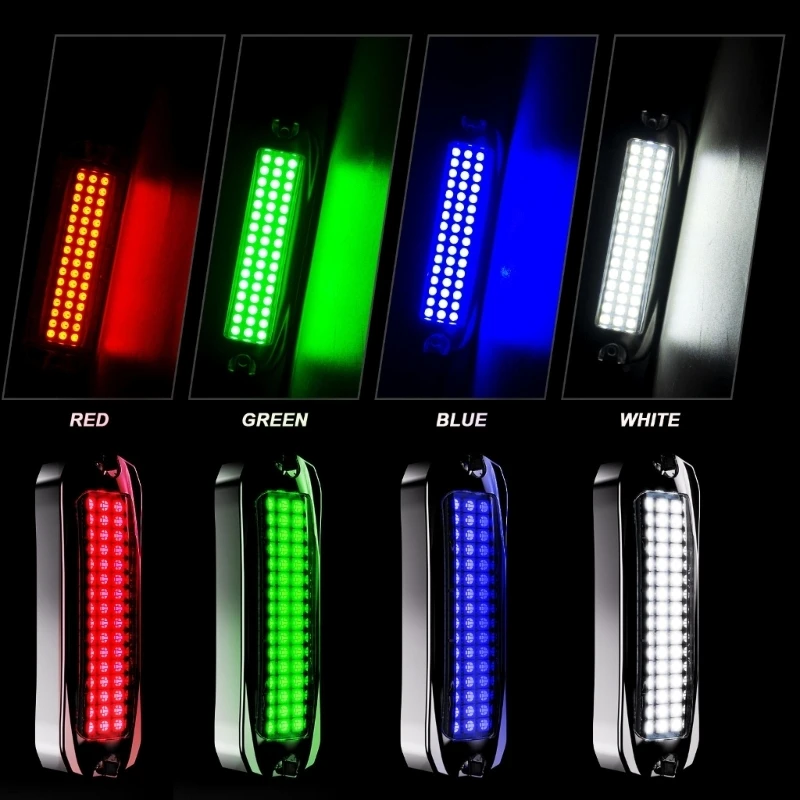 

IP68 Waterproof 316 Stainless Steel Marine Underwater Light 48 High Brightness LEDs for Boat Applications 10 to 30V