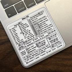 Shortcuts Sticker for Apple Mac OS System, 2023 New Shortcut key sticker for 13-16