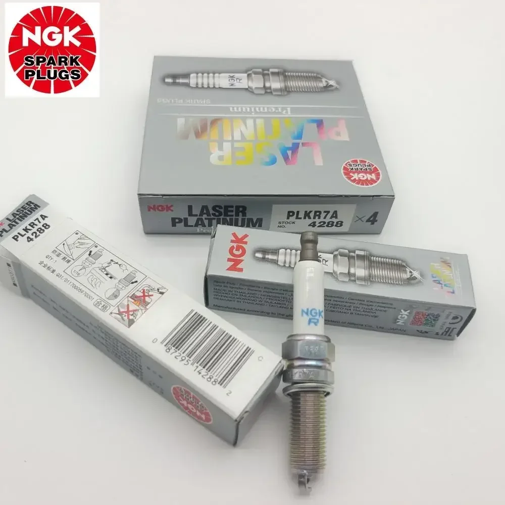 

4-6 шт., оригинальные свечи зажигания NGK OE:A0041594903 PLKR7A 4288, новые лазерные двойные патроны Platinuim для Benz C/E/CLS/GLK/ML VIANO M272M273