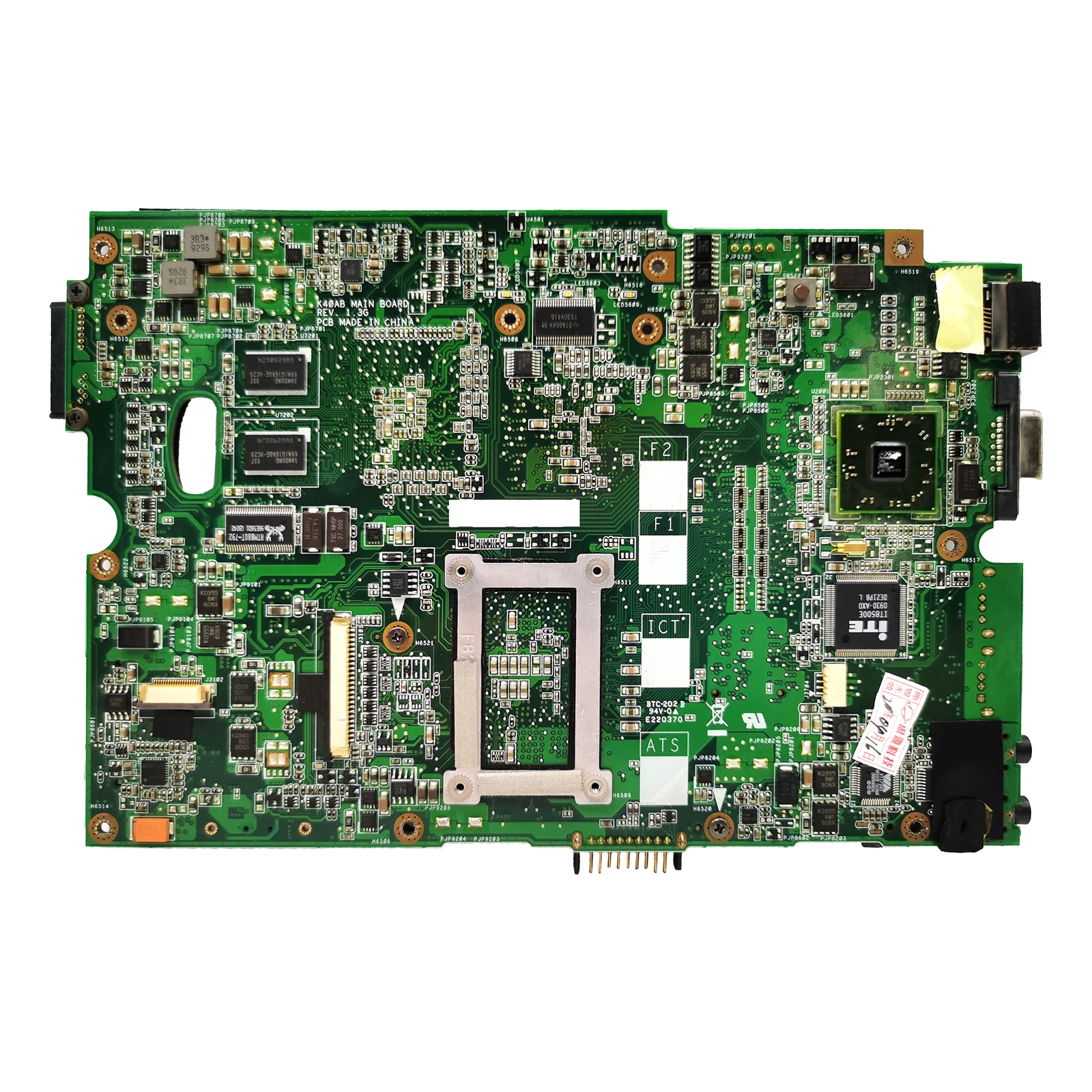 Imagem -03 - Akemy Notebook Mainboard para Asus K40ab K50ab K40af K50af K40ad K50ad K40a K50a Laptop Motherboard 100 Totalmente Testado