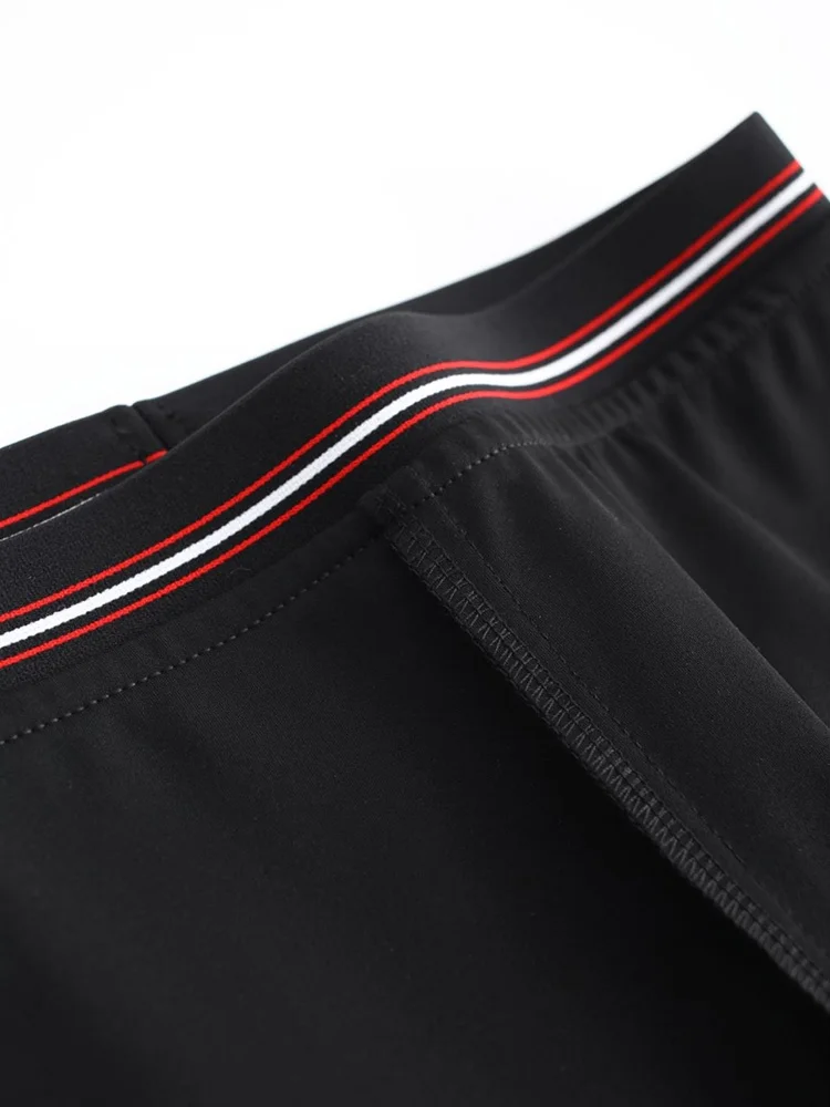 2024년 여름 여성 슬림핏 아크 스트레이트 레그 팬츠 엘라스틱 웨이스트 얇은 요가 팬츠 순색 베이스 레이어 에이틴 요가 팬츠