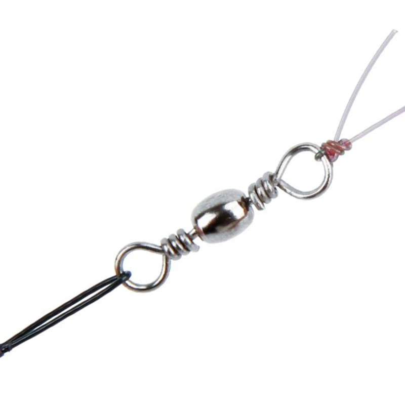 20 líneas de pesca, línea frontal de cebo, cuerda de alambre antimordida con accesorios de pesca giratorios, sedal de 15 cm-30 cm