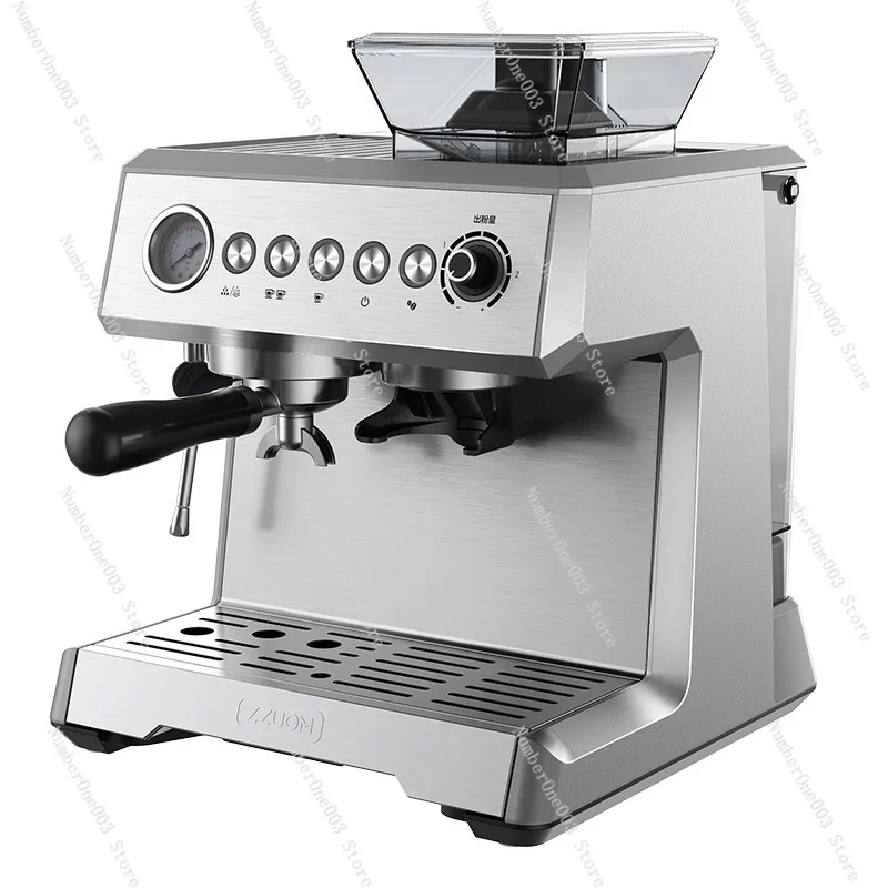 

Coffee Machine Italian Style Fully Semi-Automatic Household Milk Frother Grinder Integrated Machine Hand Grinder Small