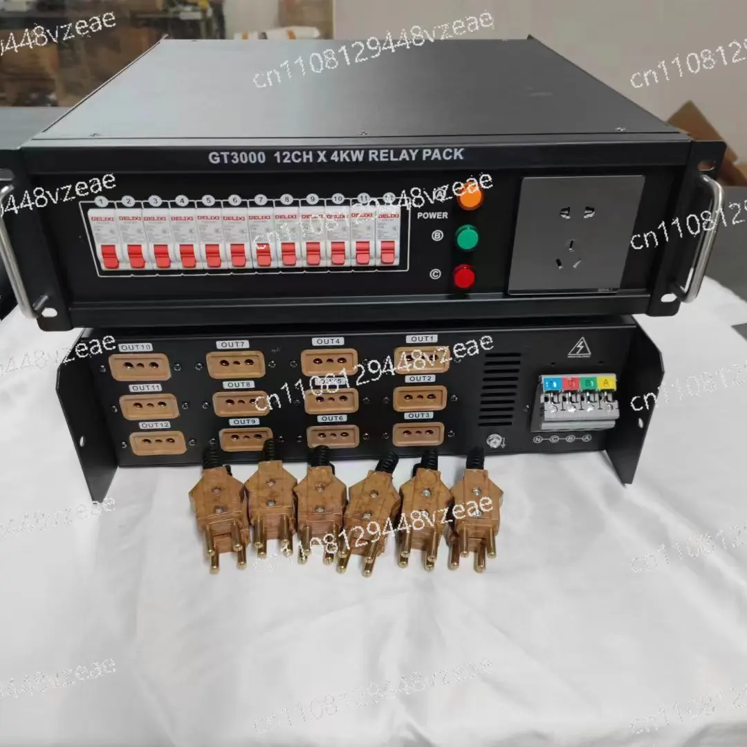 

Mobile Power Box Beam of Light, Frame Junction Box, Stage Light 12-way Electric Control Cabinet Through Box