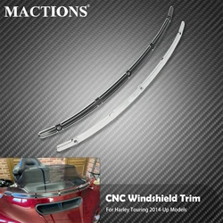 Motorcycle Windshield Windscreen Trim CNC For Harley Touring CVO Electra Street Glide Ultra Limited Tri Glide FLHX 2014-23 2024