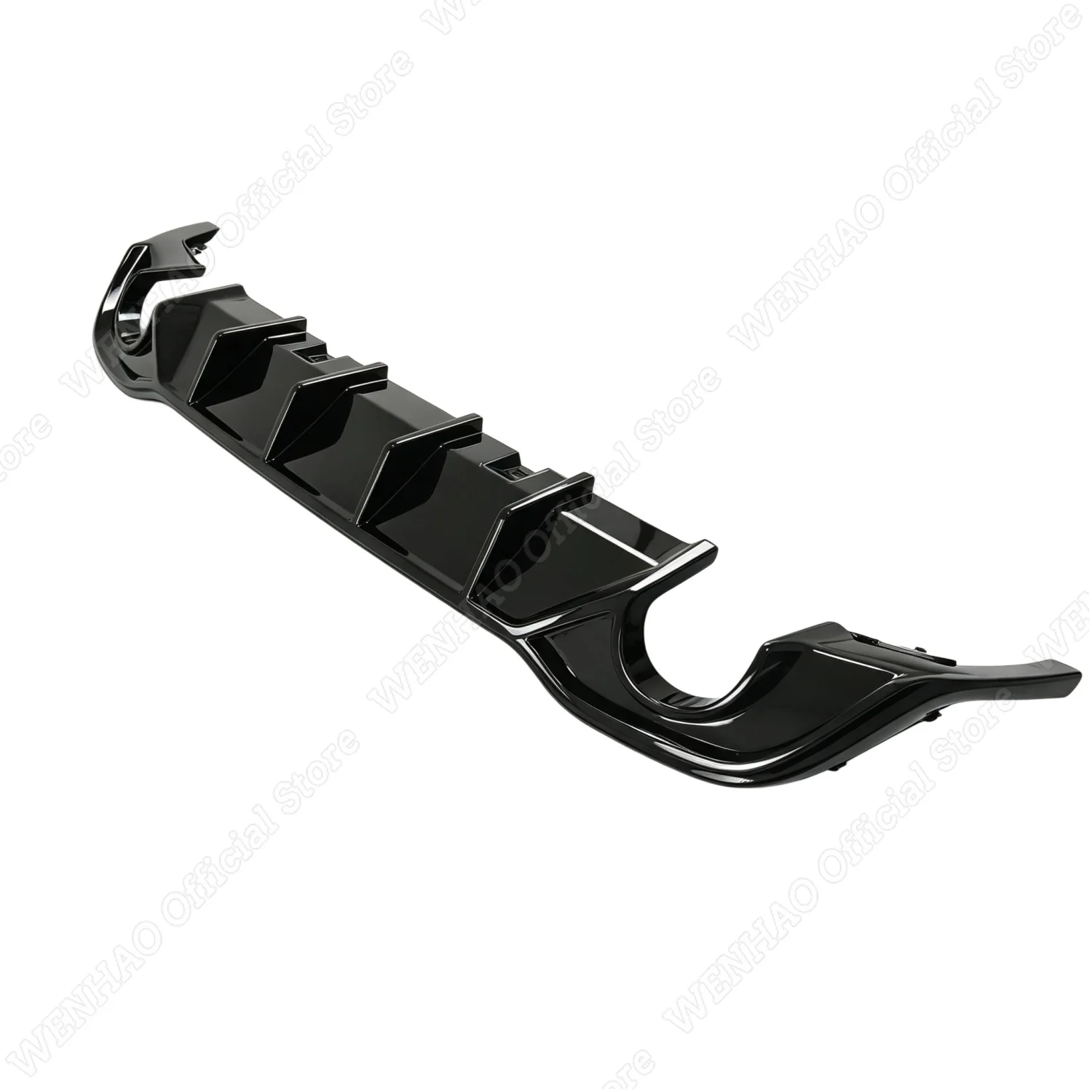 For Volkswagen Golf GTI Mk8 GTI R-Line 2020-2024 Gloss Black Maxton Style Car Rear Valance Car Rear Bumper Diffuser Bodykit view 5