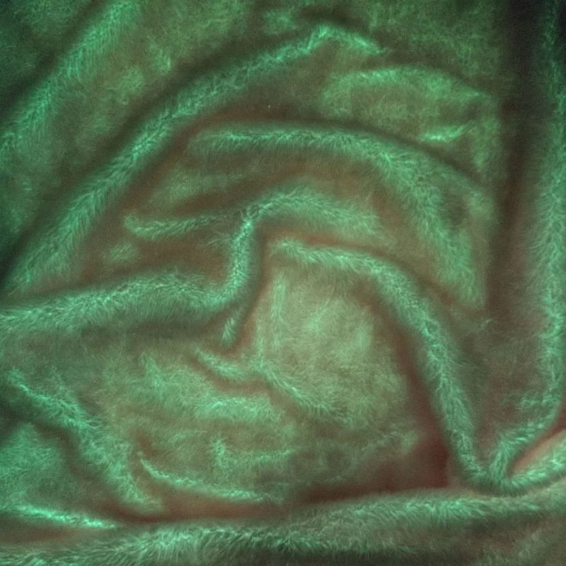 1.5m Width Luminous Velvet Fabric Illuminant Pearl Velvet Cloth Color Changing Cloth Glow In Dark Velvet Fabric for DIY Sewing