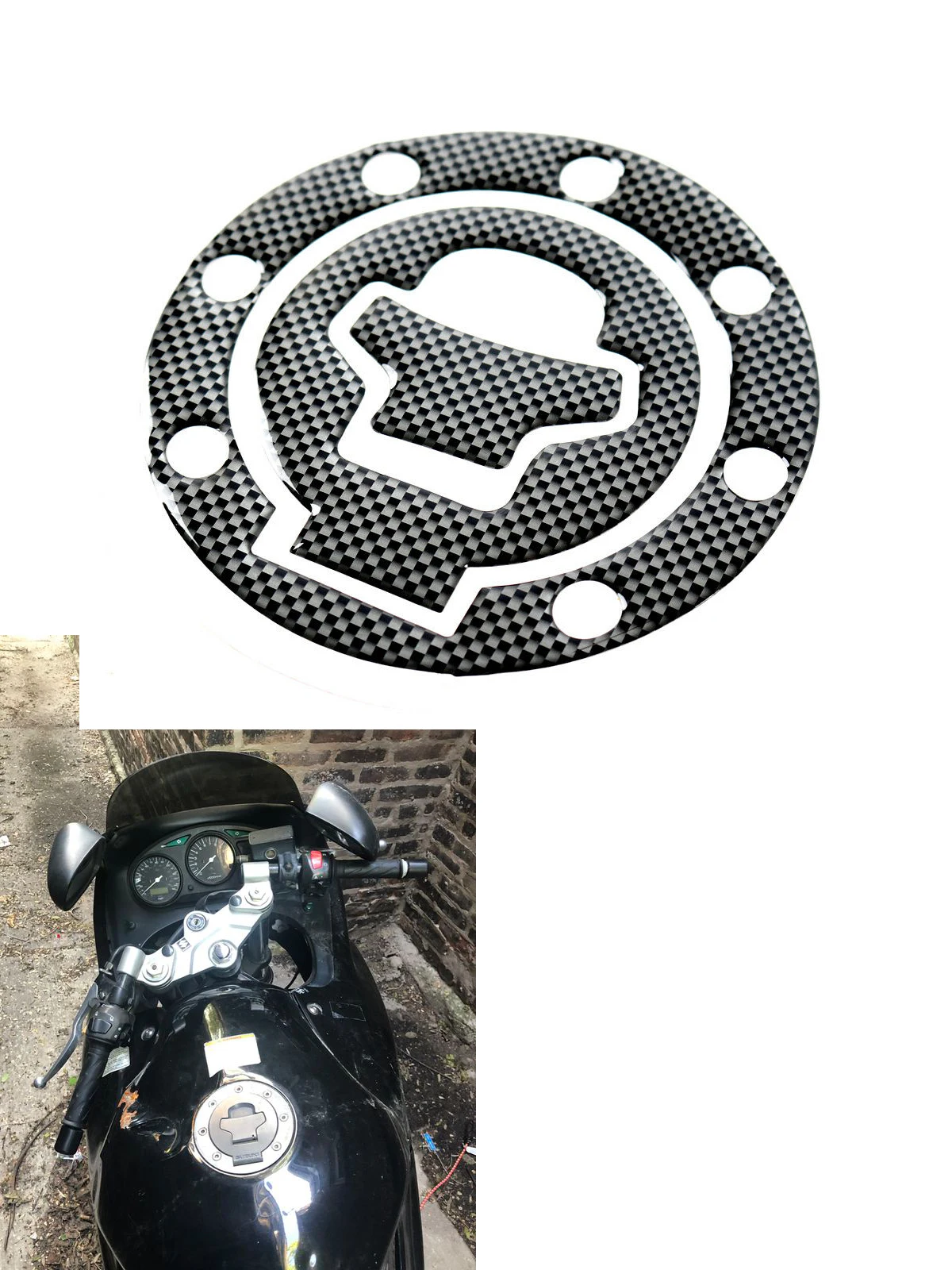 Tank Pad Sticker for Suzuki GSXR 1300 1000 750 600 KATANA SV650 SV650S TL1000S TL1000R HAYABUSA ... Fueltank Protector Decal