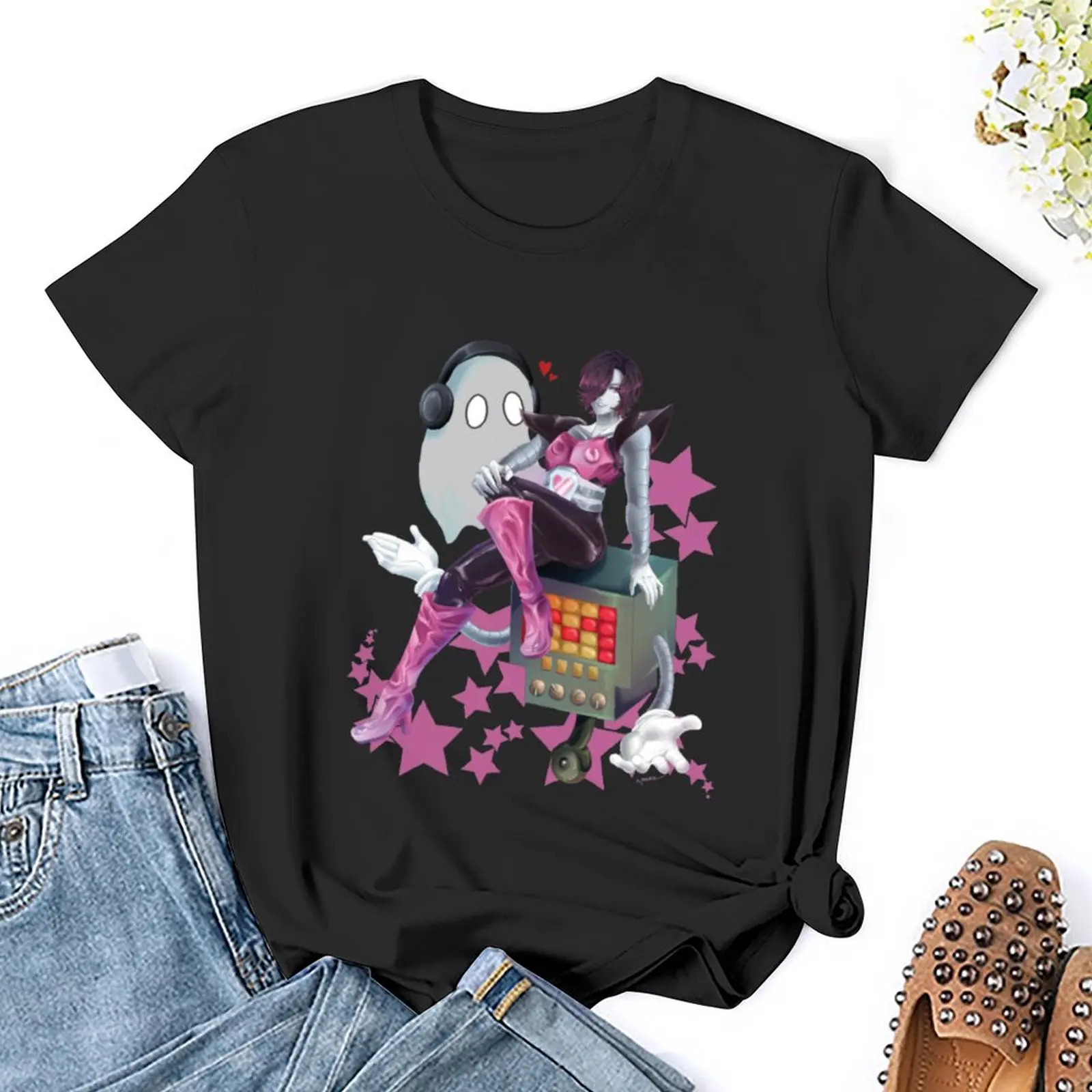 Undertale - Mettaton EX (Alternate) T-Shirt Blouse Aesthetic clothing Female clothing Women t shirt