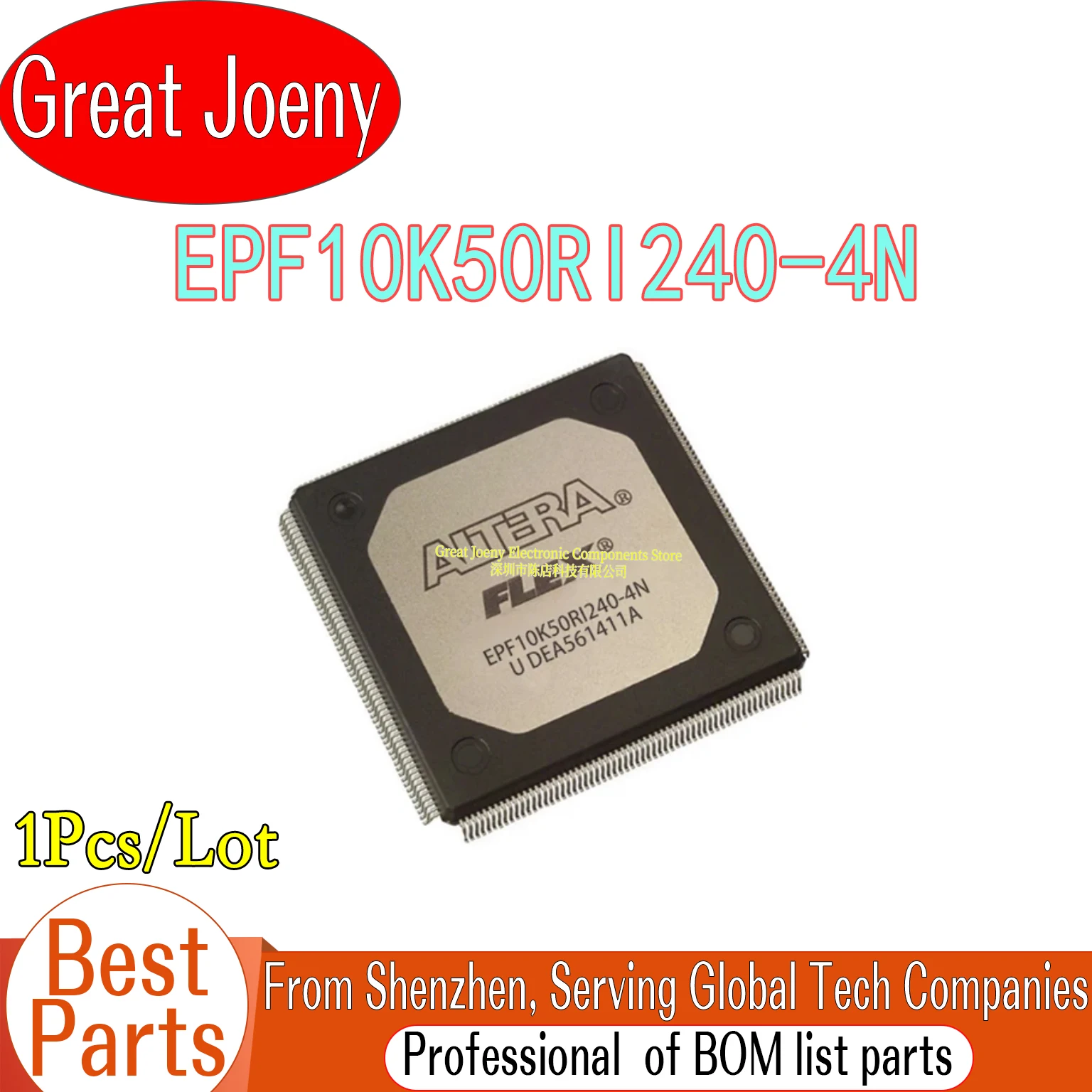 

100% новый оригинальный чипсет EPF10K50RI240 EPF10K50RI240-4N IC QFP-240