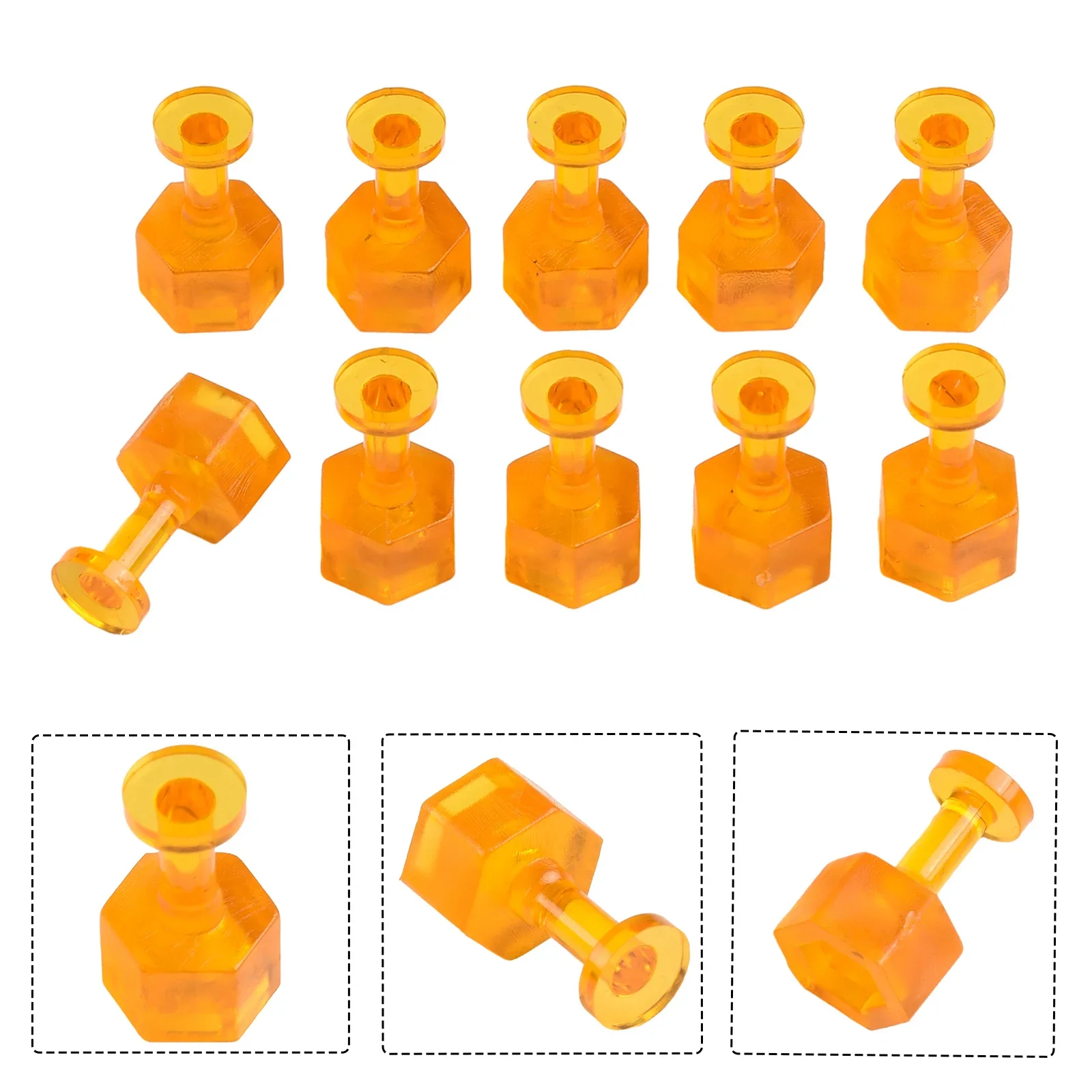 10 Uds. Extractor de abolladuras, extractor de abolladuras automático, pestañas de extracción, herramientas de reparación de abolladuras sin pintura, juego de pestañas extractoras de pegamento, elevador de abolladuras para vehículos