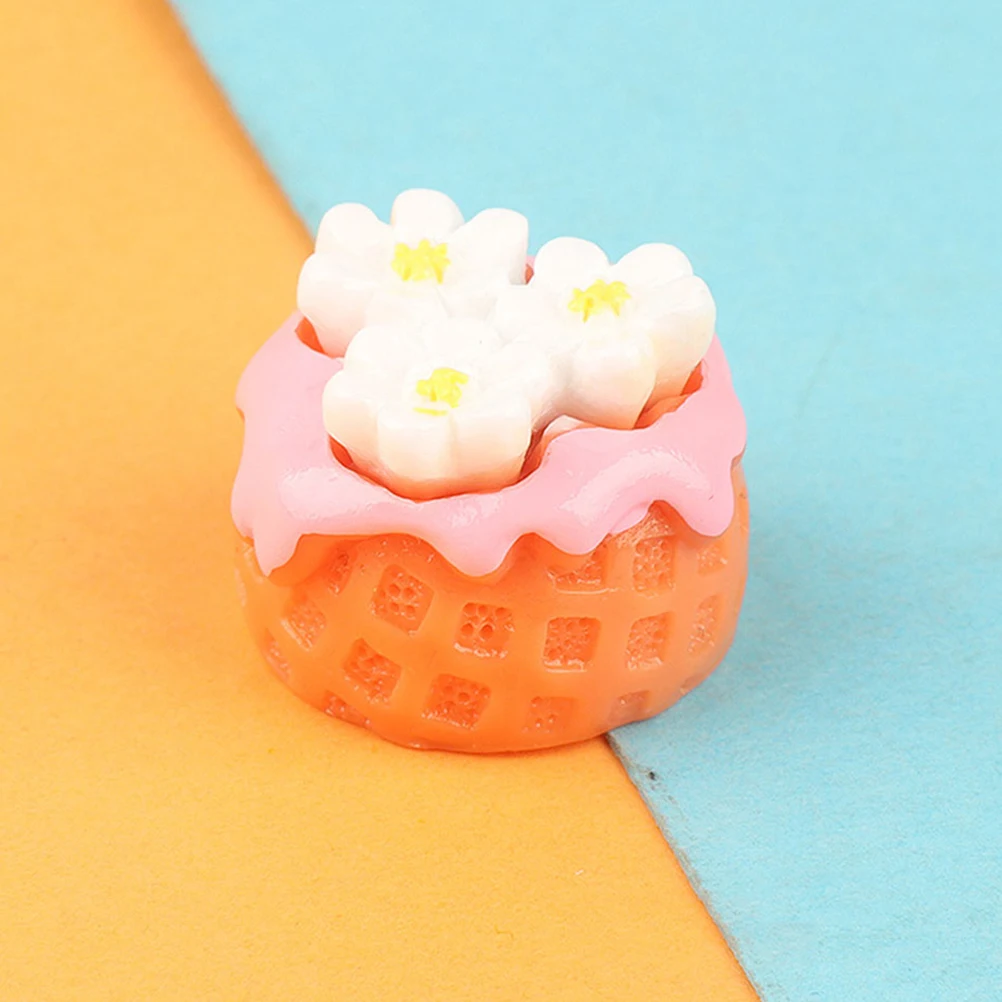 

15 Pcs Mini Cake Miniature Toy Dessert Model Props Simulated Ornaments