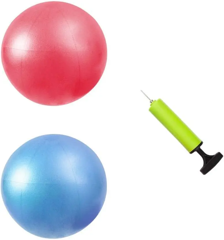 

8" Mini Exercise Ball Kit with Hand Pump for Yoga, Pilates, Core Training & Stability