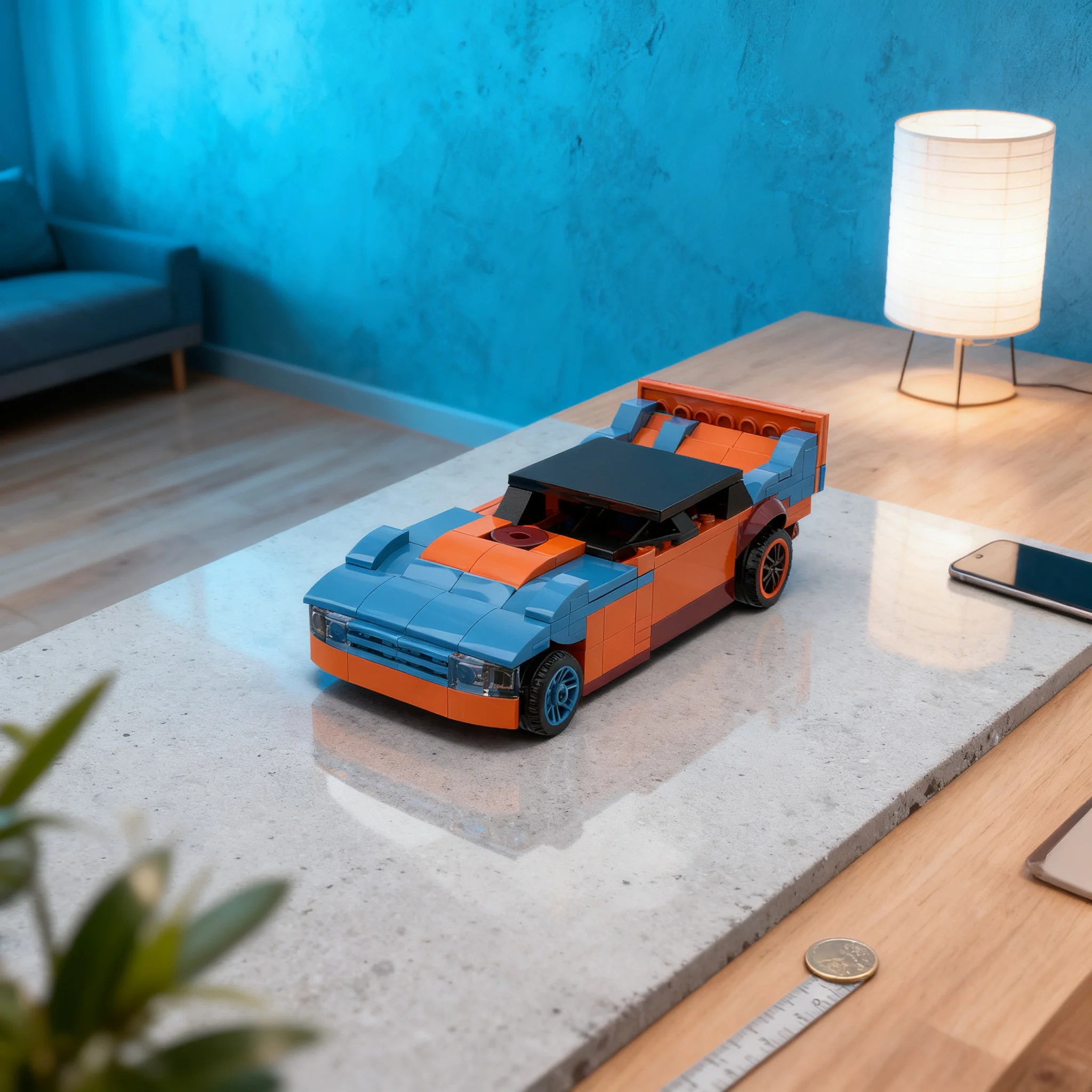 201 pièces MOC Maximum Leeway Hot Wheels City Champions Blocs de construction Modèle Jouet Architecture Cadeaux de Noël Idée Cadeau Enfants Briques DIY