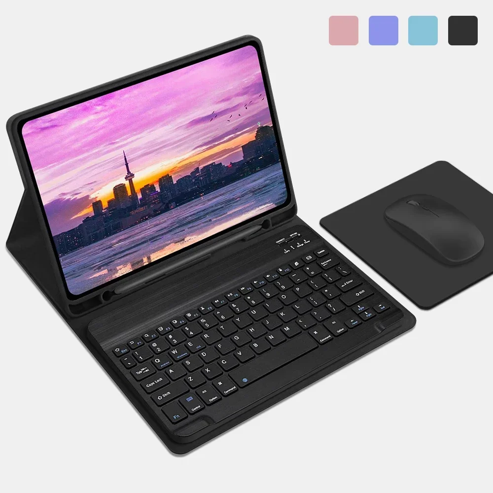 

For iPad Keyboard Case For iPad 2025 iPad Air 11in 13in M3 M2 Pro 11/13in M4 Pro 11 10.2 11/10/9/8/7th 9.7 Air 3 2 Mini 6 7 Case