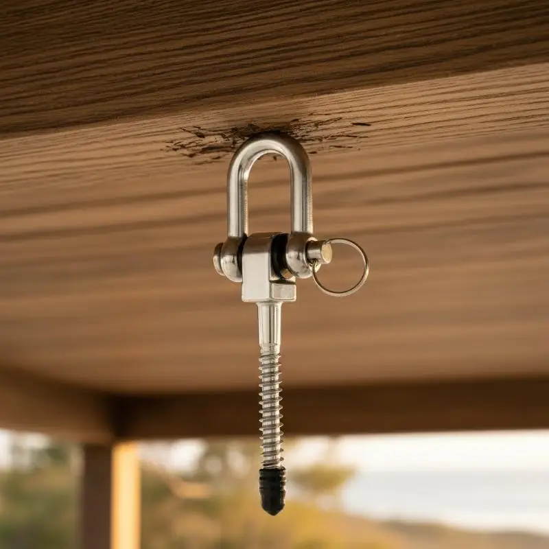 High Strength Heavy Duty Swing Hook for Yoga Hammock Chair Sandbag 360 Degree Rotation Hanger for Home and Studio Use