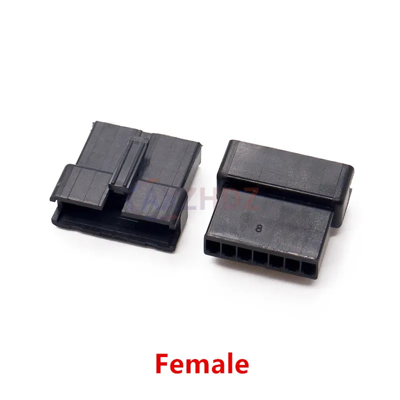 10/50 Sets JST SM2.54 2/3/4/5/6/7/8/9/10/11/12 Pin Pitch 2.54mm SM Female and Male wire connector housing SM-2P SM-2R SM2.54MM view 3