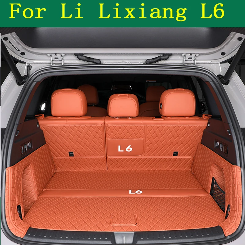 

Для Li Lixiang L6 2024 коврик для багажника автомобиля, поднос для багажника, коврик для груза, защитный коврик, аксессуары, крышка